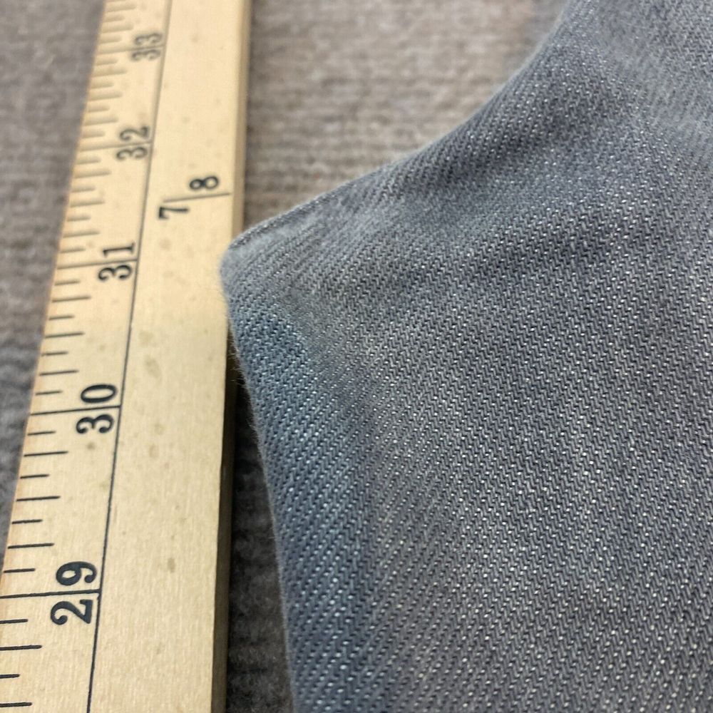 Levi's Jeans Men 36 Fits 37x31 Faded‎ Gray 541 Denim Distressed Straight Fit - Picture 15 of 16